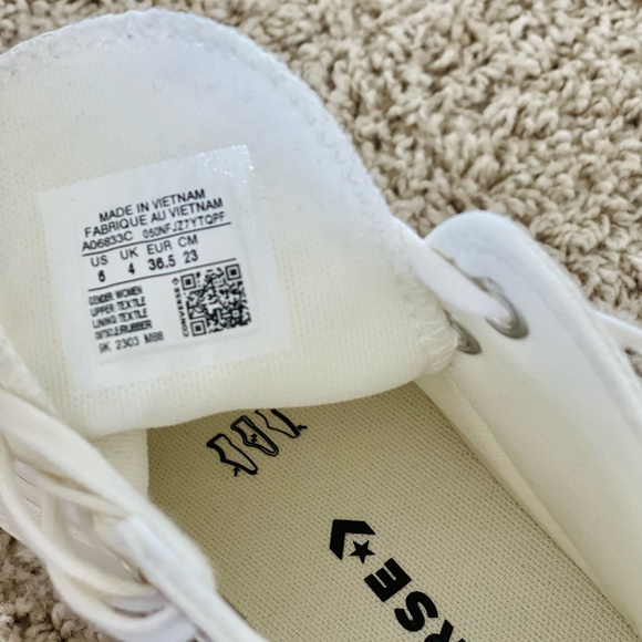 Chuck Taylor All Star Lift Platform Gem Shine - White Converse - Picture 5 of 6